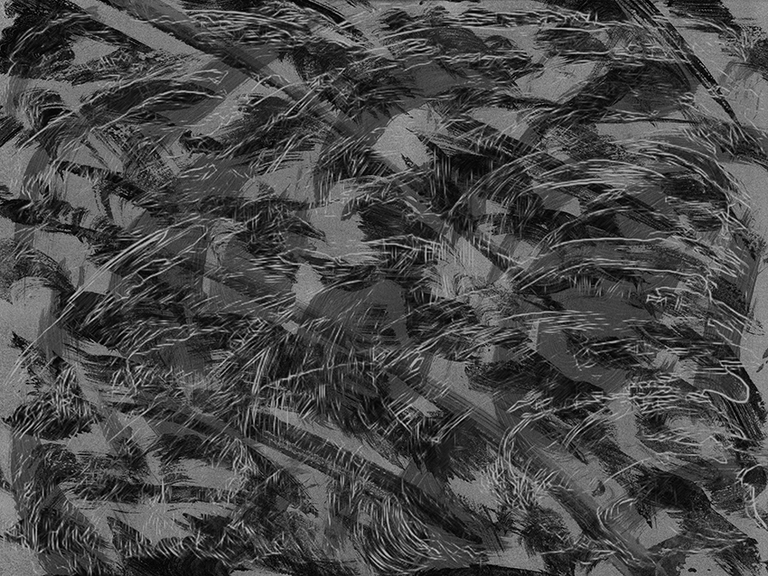 monotone abstract, muted dark colour, monotone, layers with strong strokes